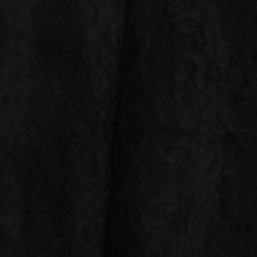 GUESS, black v neck shirt with lace sleeves & back | size large | NWOT - Picture 7 of 7
